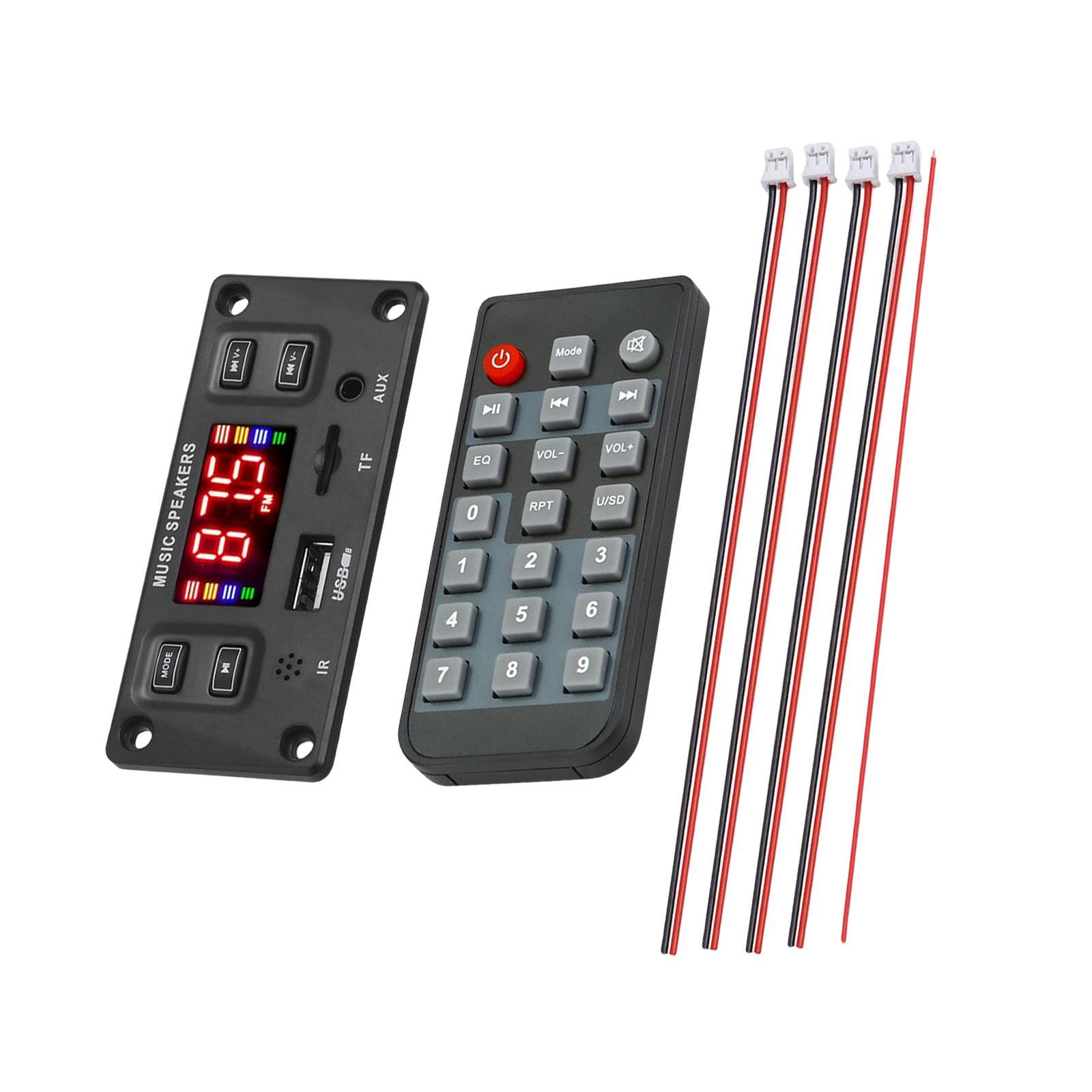 BT 5.0 MP3 Player Decoding Board Audio Transceive Speaker 2x60W for Home