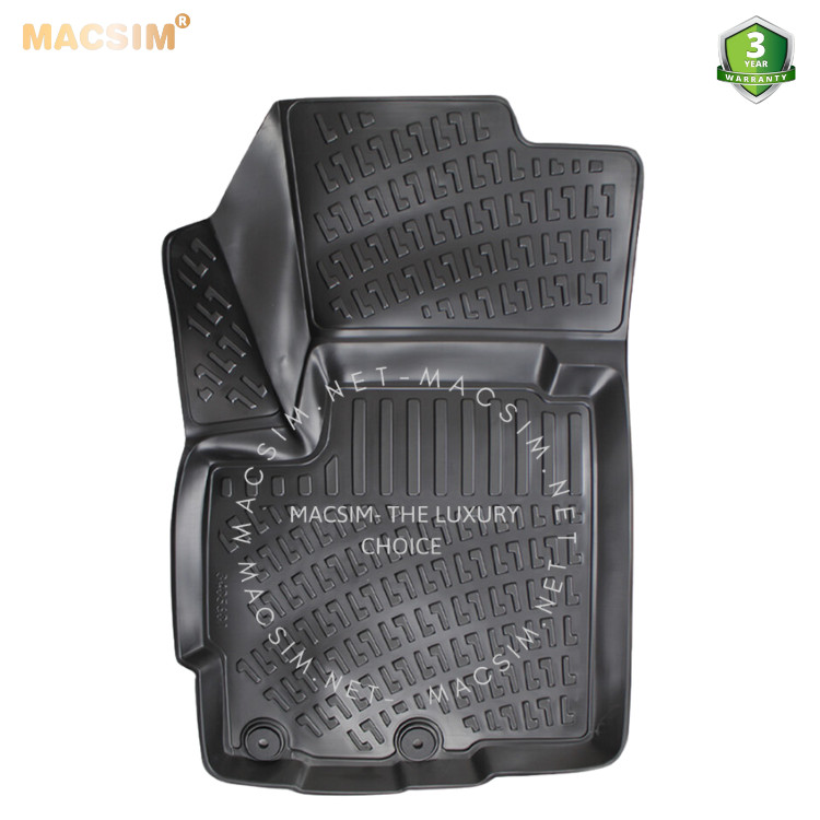 Thảm lót sàn ô tô nhựa TPU Silicon Mitsubishi outlander sport 2013- 2019 Nhãn hiệu Macsim