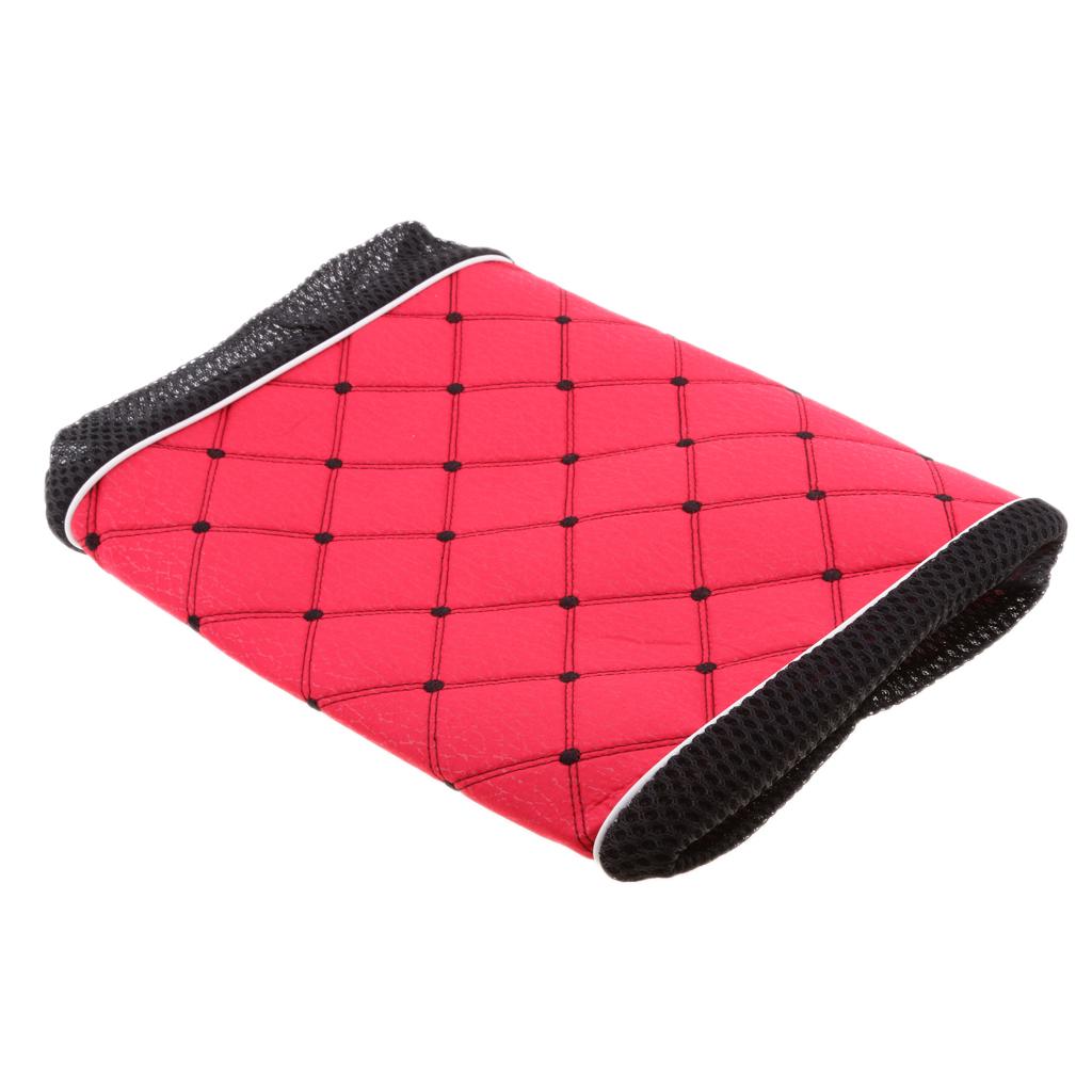 Red Motorcycle Electric Car Scooter Breathable Seat Cushion Protector Cover