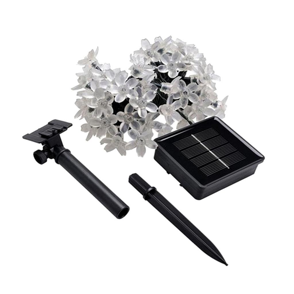 Outdoor Solar Powered 7m 50 LED String Lights Waterproof Lamp