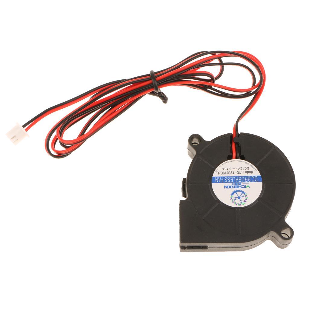 Fans Mini Cooling Fan 50mm For CPU 3D Printer Extruder Hot End