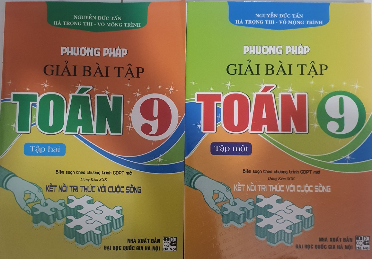 Sách -  Combo Phương pháp giải bài tập toán 9 tập 1 + 2  (dùng kèm sgk kết nối tri thức với cuộc sống) - HA
