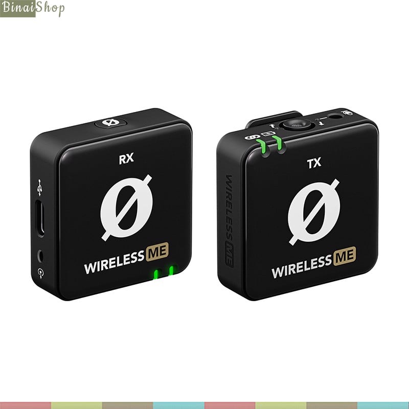 Rode Wireless ME - Micro Cài Áo Không Dây 2.4GHz, Tương Thích Nhiều Thiết Bị Cho Podcast, Quay Tiktok, Phỏng Vấn [TẶNG CÁP SẠC ĐÔI] - Hàng chính hãng