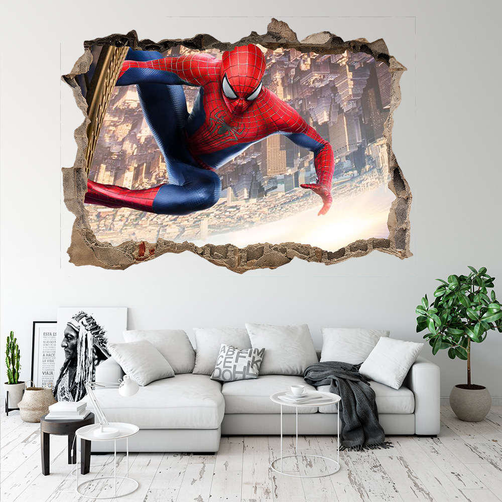 Decal Dán Tường Avengers Siêu Anh Hùng Người nhện - Decal Spider Man mẫu 8