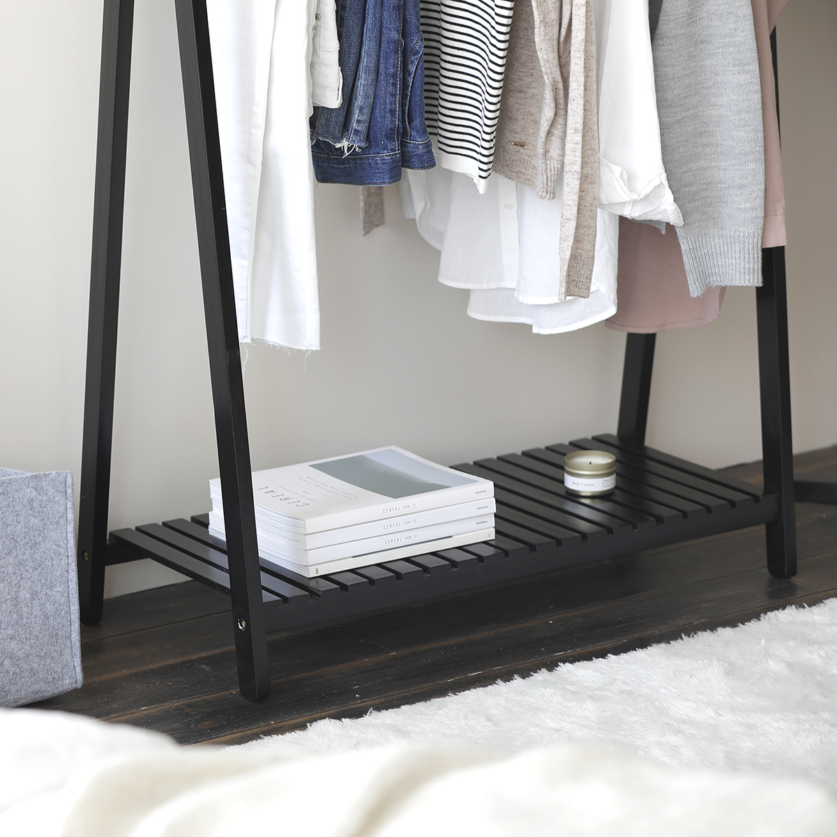 Giá Treo Quần Áo Gỗ BEYOURs - Kệ Gỗ Cây Sào Treo Quần Áo A-Hanger 1FM Lắp Ráp Dễ Dàng - Nội Thất Phòng Ngủ