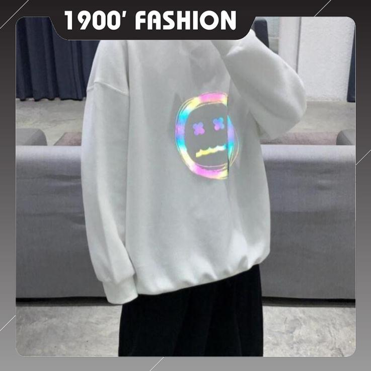 Áo Nỉ Sweater in hình mặt cười cực ngầu - Áo sweater dày dặn, áo sweater nam nữ đẹp,áo đôi đẹp