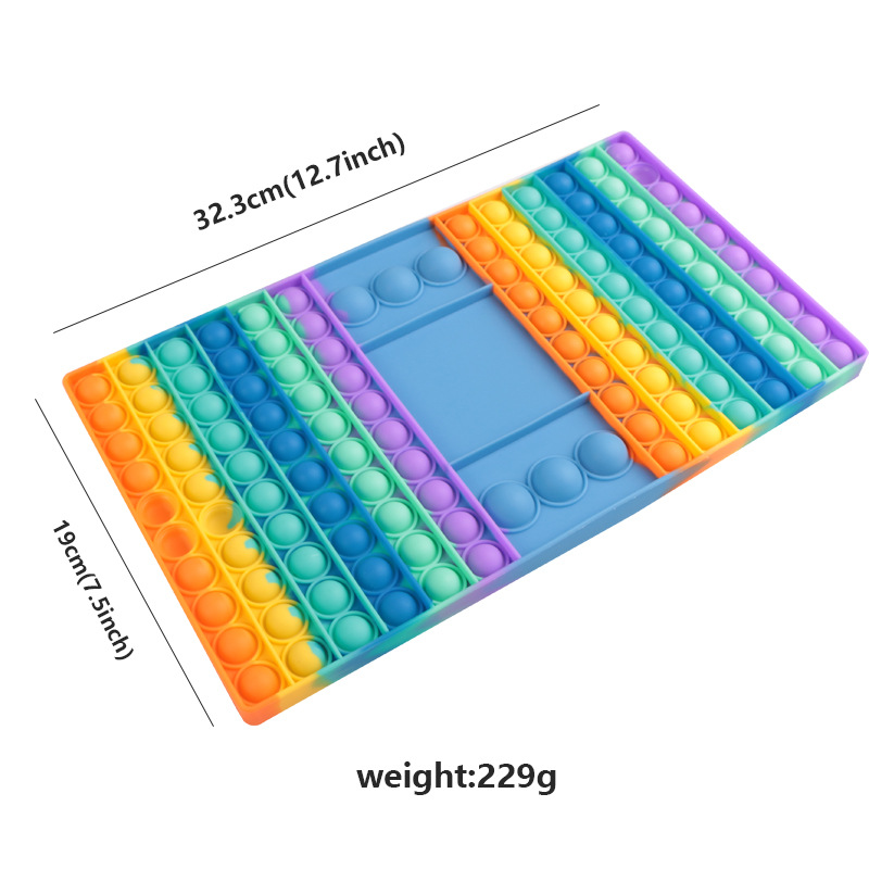 Pop it bóp bóng cầm tay xả stress giải tỏa căng thẳng cho mọi lứa tuổi người lớn và trẻ em kèm xúc xắc vui nhộn