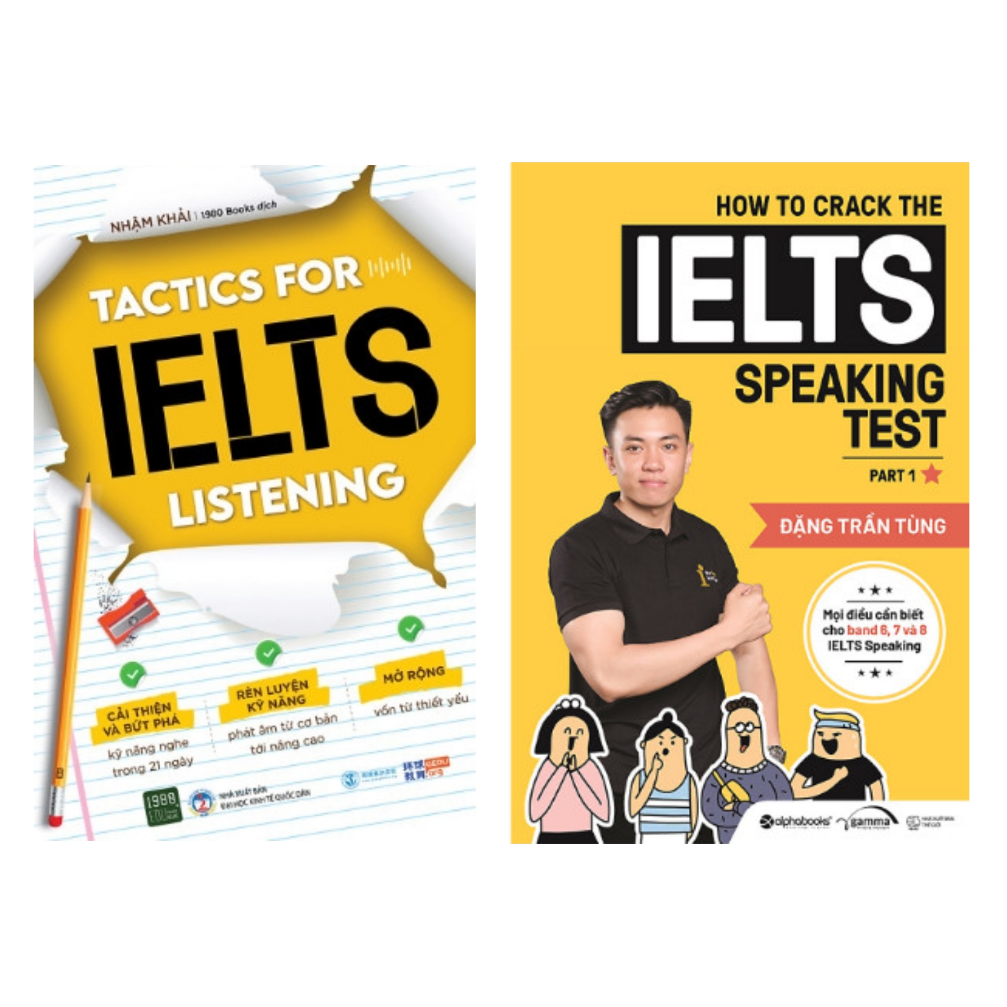 Combo 2 cuốn: How to crack the IELTS Speaking + Tactics for IELTS Listening