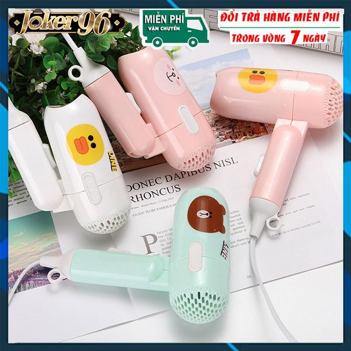 Máy sấy tóc mini gọn nhẹ hình thú cute tiện lợi đi du lịch