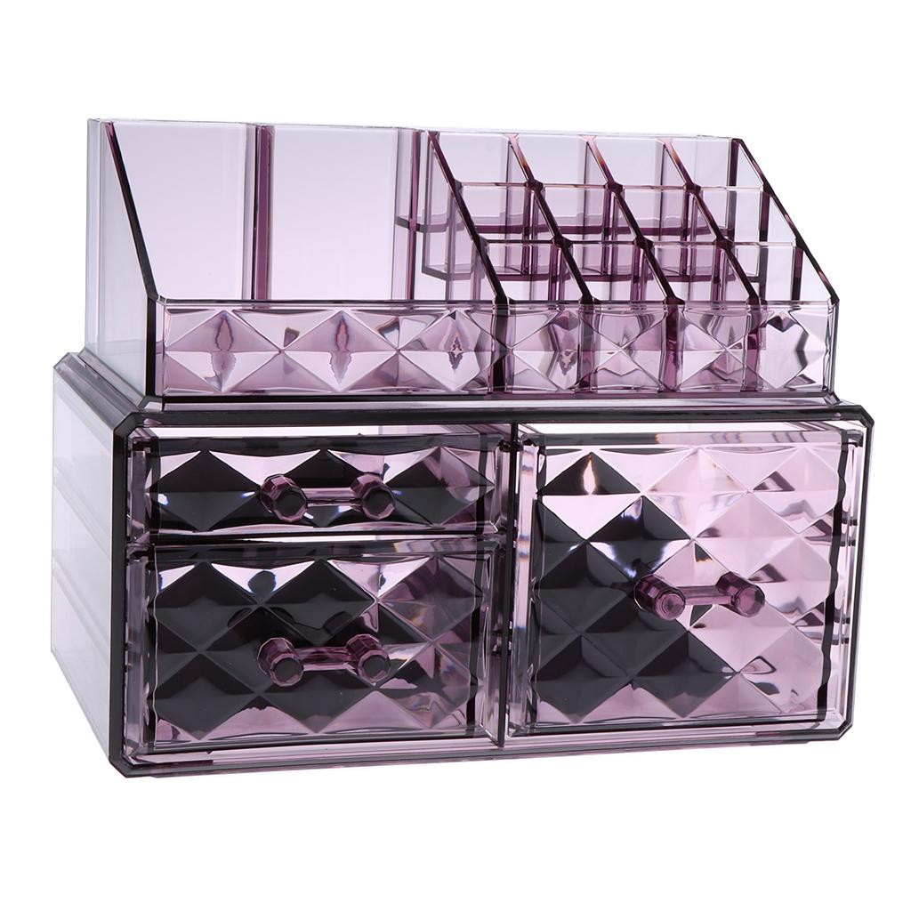 Acrylic Cosmetic Organizer Makeup Case Jewelry Storage Holder