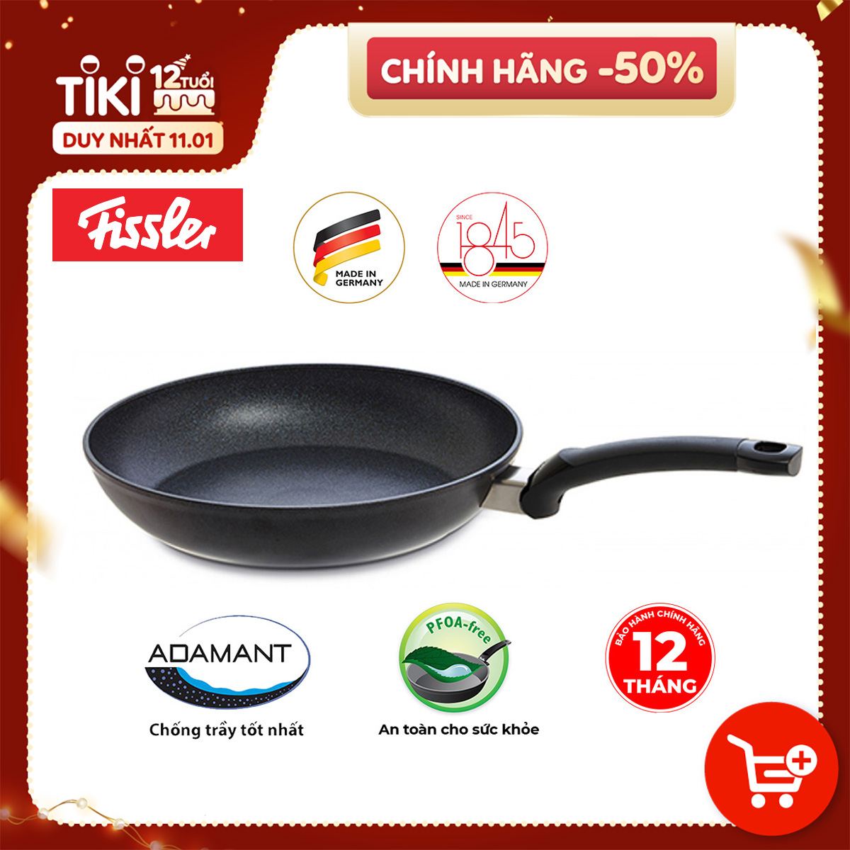 Chảo Fissler Adamant Classic 28cm