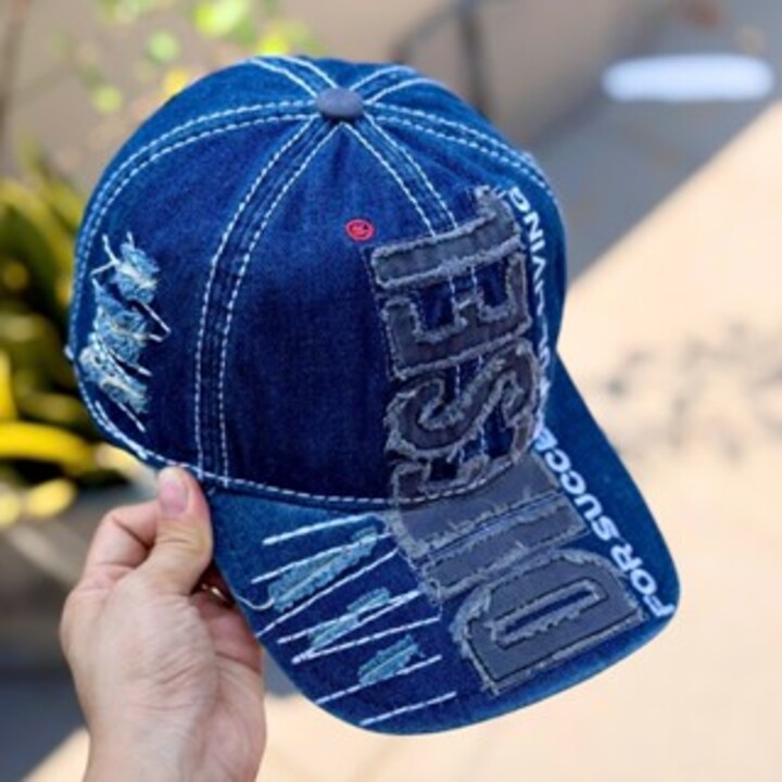 Nón kết, mũ lưỡi trai Diesel vải jeans form chuẩn siêu đẹp (Ảnh thật)
