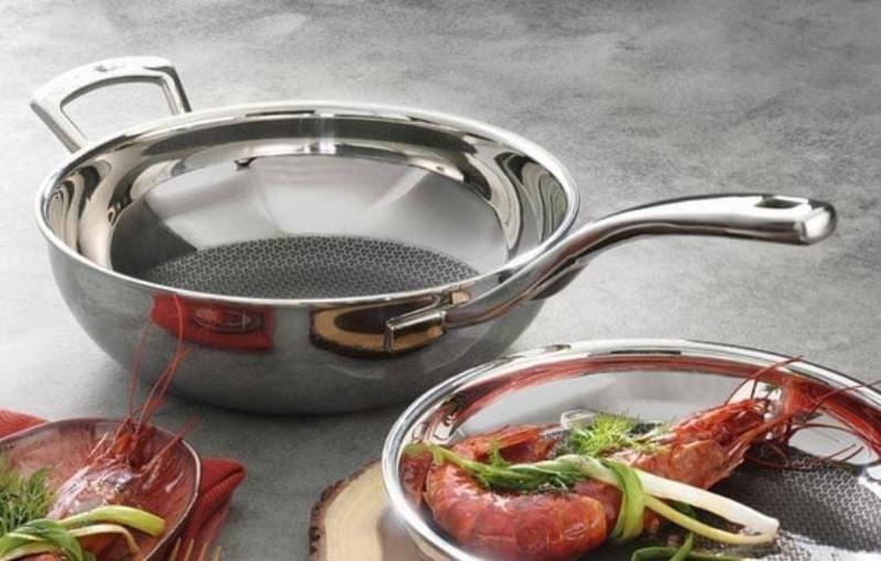 Chảo WMF Profi Resist Wok 28cm, Chảo Sâu Lòng Chống Dính Cao Cấp Bếp Từ Hàng Đức, Chất Liệu Thép Không Gỉ, BH 12 Tháng