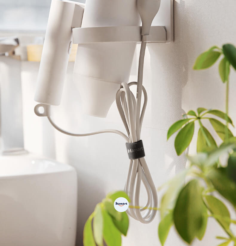 Băng Dính Gai Velcro Quấn Dây Sạc Điện Thoại Tai Nghe Dán Thu Gọn Dây Điện Đa Năng Sáng Tạo - Hàng Nhập Khẩu
