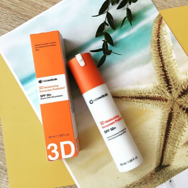 Kem Chống Nắng Vật Lý Bảo Vệ Da, Giữ Ẩm md:ceuticals 3D Moisturizing Suncreen Protection SPF50 50ml
