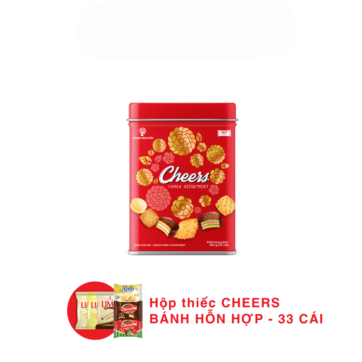 Bánh hỗn hợp Cheers Family Assortment 603g