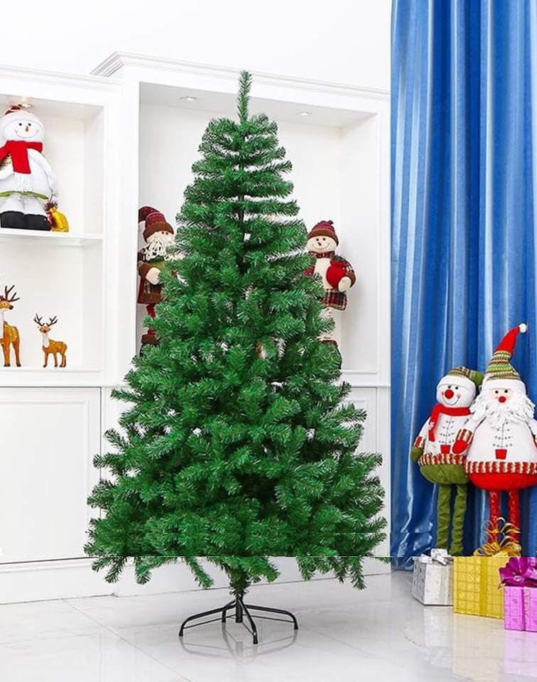 Cây thông noel màu xanh đầu tròn 2in (Cây 210cm)