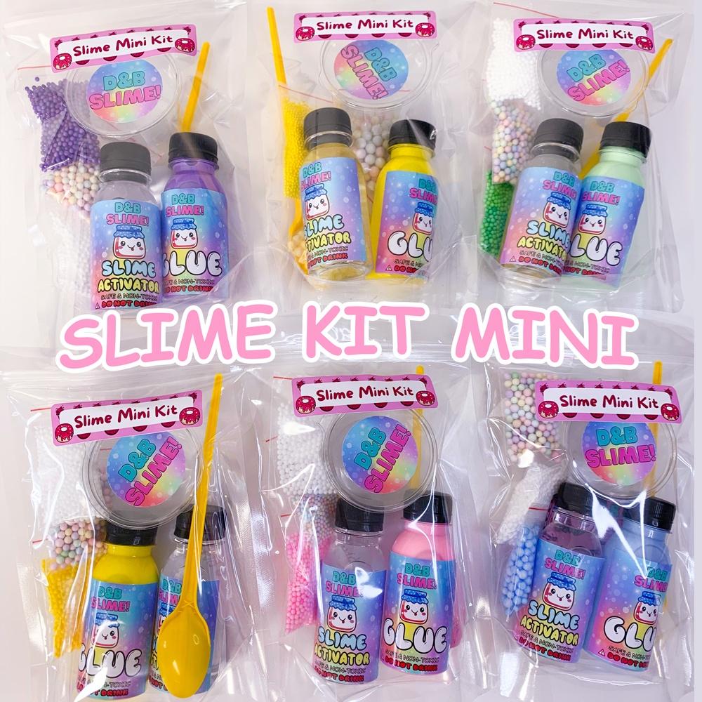 Bộ Kit làm Slime Basic - Kit làm Slime Cơ Bản Đủ Màu Thành Phẩm 120ML (Có hướng dẫn đầy đủ