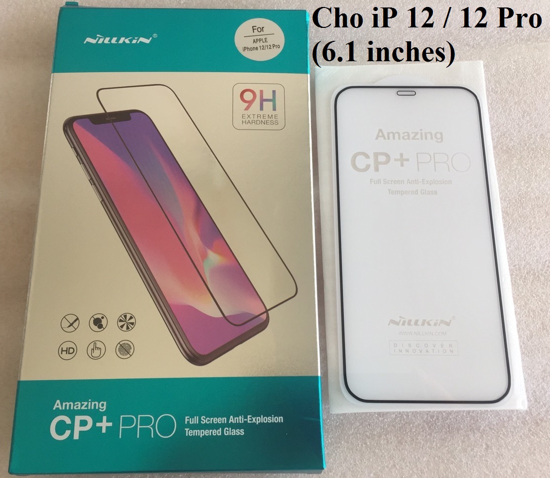 Cường lực full màn hình 0.3mm cho iP 12 mini / 12 Pro / 12 Pro Max Nillkin CP+PRO - Hàng chính hãng