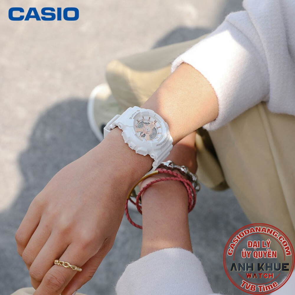 Đồng hồ nữ dây nhựa Casio Baby-G chính hãng BA-110RG-7ADR