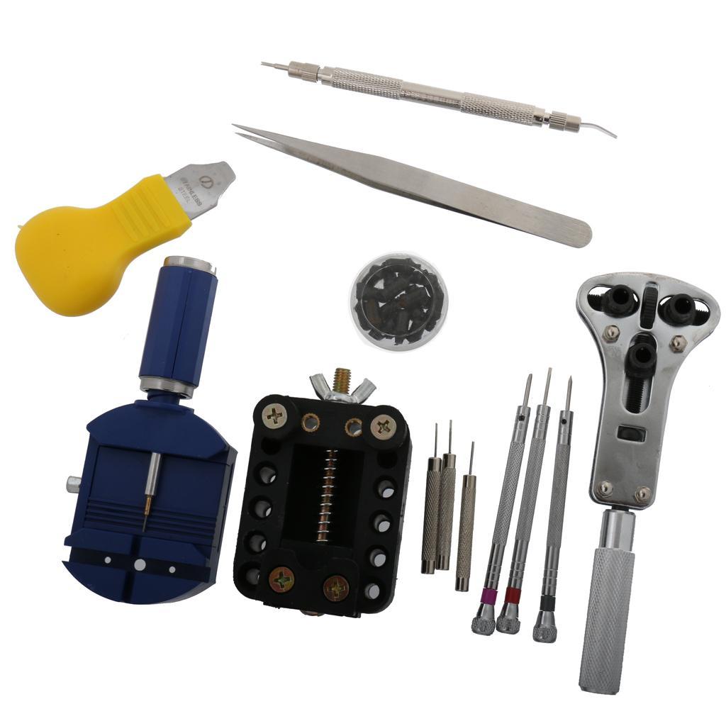 Watch Tools Repair Kit Stainless Steel Set of 13Pcs Watch Aficionado Gift