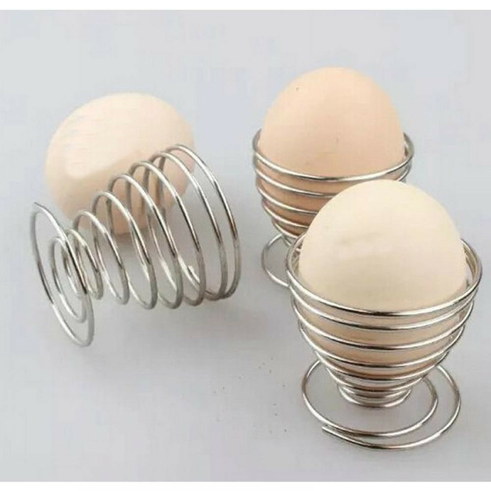 Bộ 2 Tách lò xo đựng trứng bằng inox