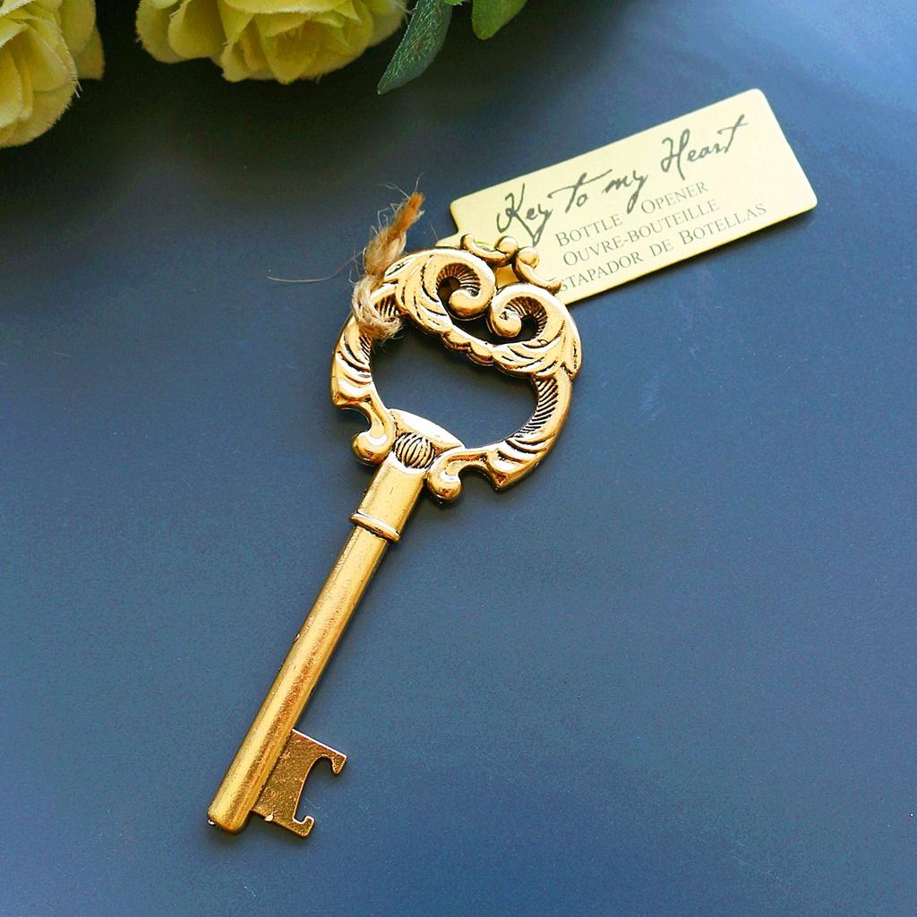 Key Design Skeleton Key Beer Bottle Opener Wedding Party Gift Favor