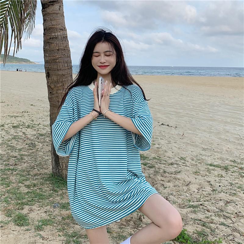 Striped Basic Tee - Áo Thun Sọc Form Rộng Oversize Summer Ulzzang