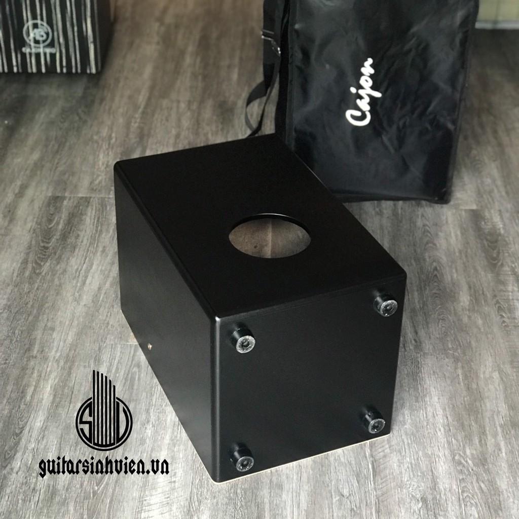 Trống cajon AB- D1 tập chơi màu gỗ - Tặng bao đựng - Snare nhập ngoại