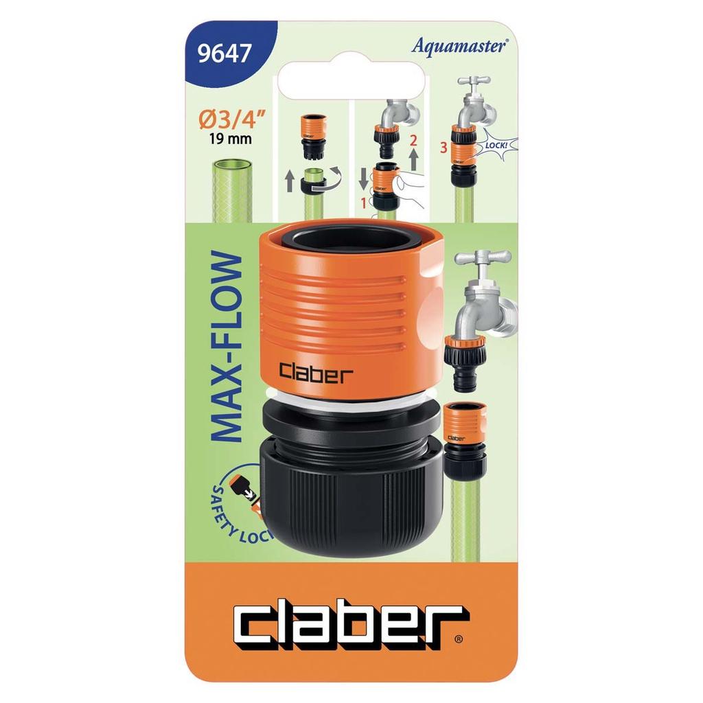 Combo vòi xịt tưới cây đa năng lưu lượng lớn 9652 - khớp nối nhanh lưu lượng lớn Claber
