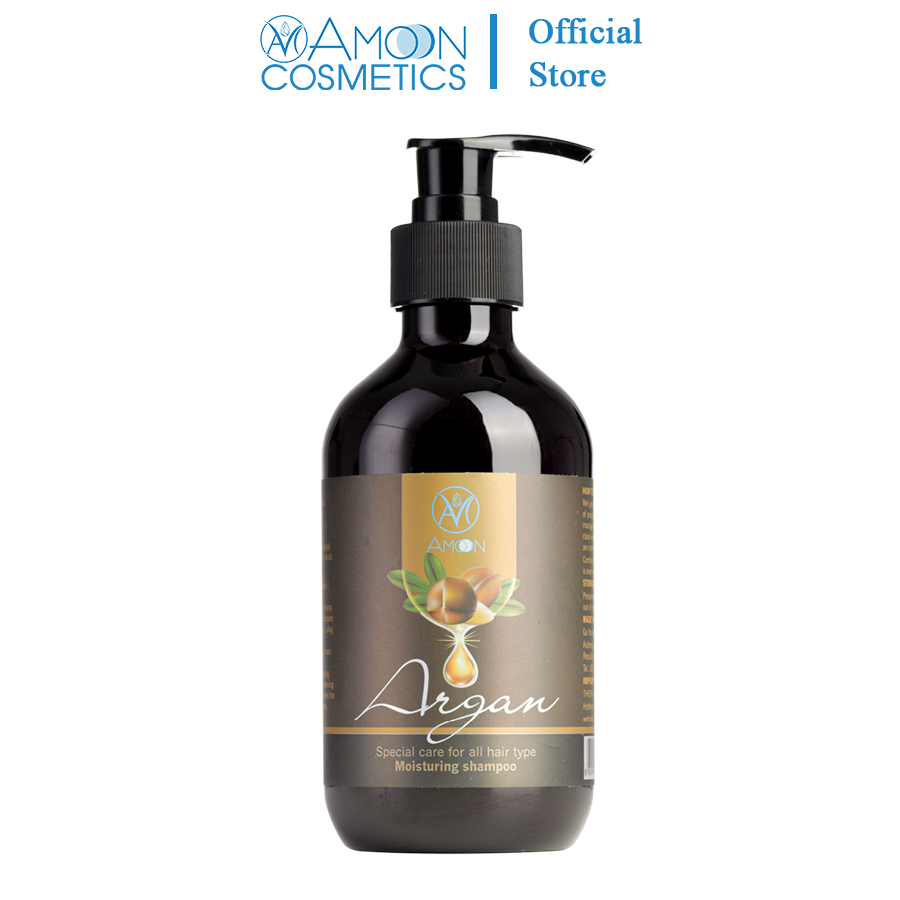Dầu gội chăm sóc tóc Organic Amoon Argan Shampoo