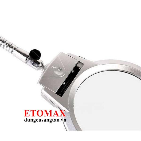 Kính lúp kẹp bàn có đèn MG15124-B