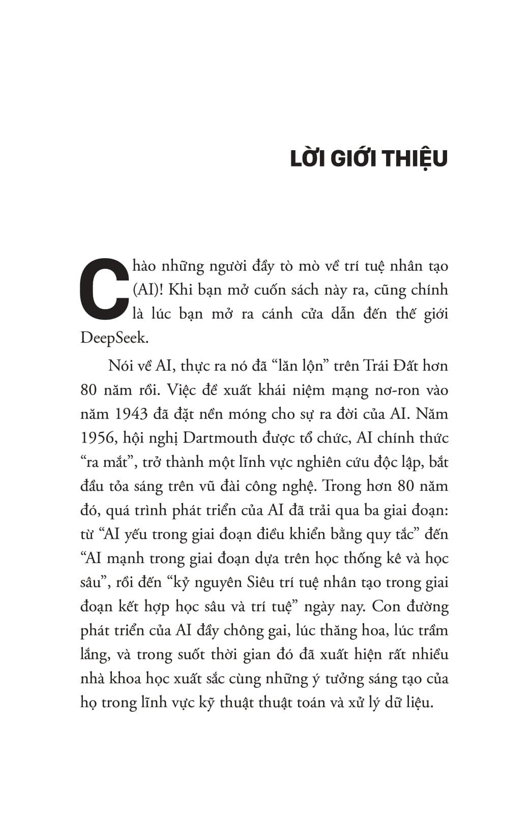 Sách - Deepseek Ứng Dụng - Làm Chủ AI Mã Nguồn Mở, Từ Cơ Bản Đến Thực Chiến