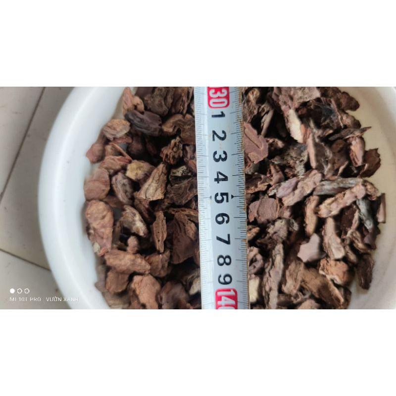 Vỏ thông trồng lan đã xử lý, đánh tròn đầu 1kg