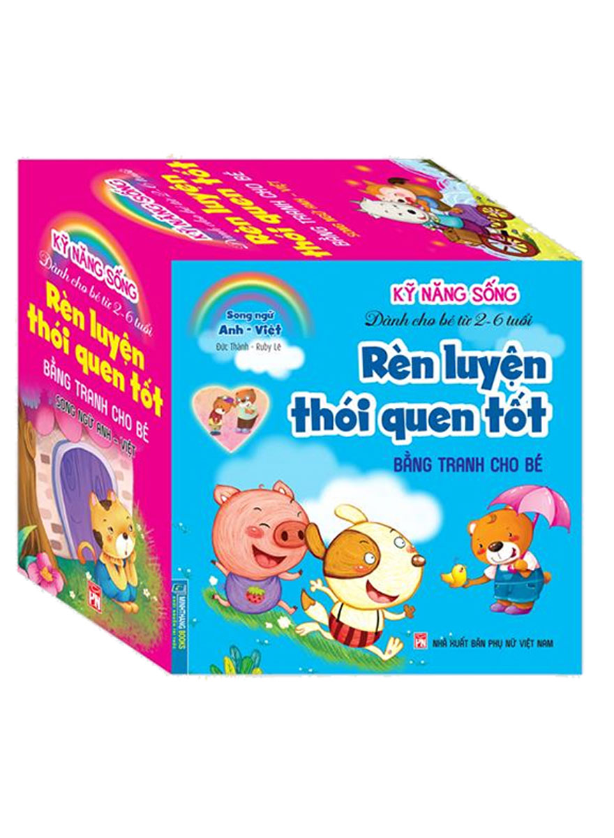 Bộ Sách Rèn Luyện Thói Quen Tốt - Bằng Tranh Cho Bé 2-6 Tuổi  _MT