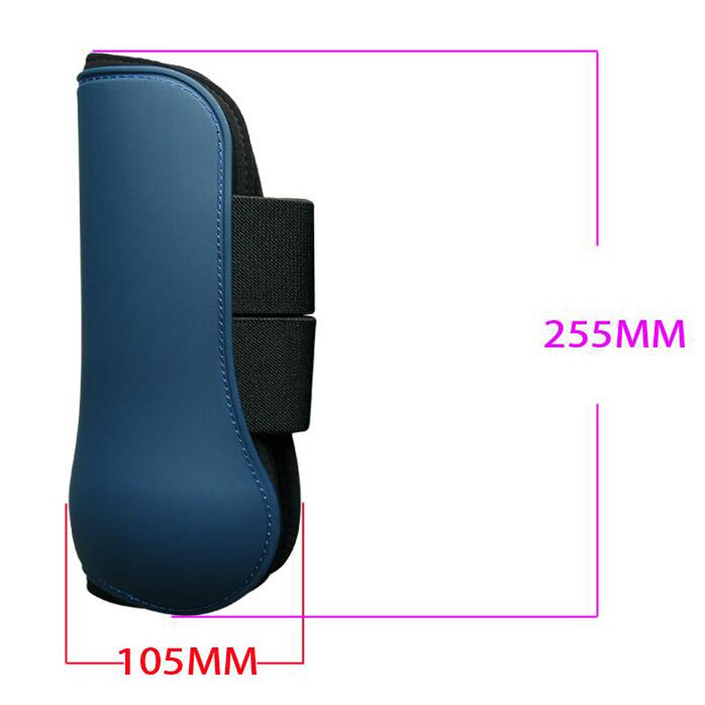 1 Pair Horse Leg Boots Hind or Front Leg Protect Wraps  Red Fore Foot