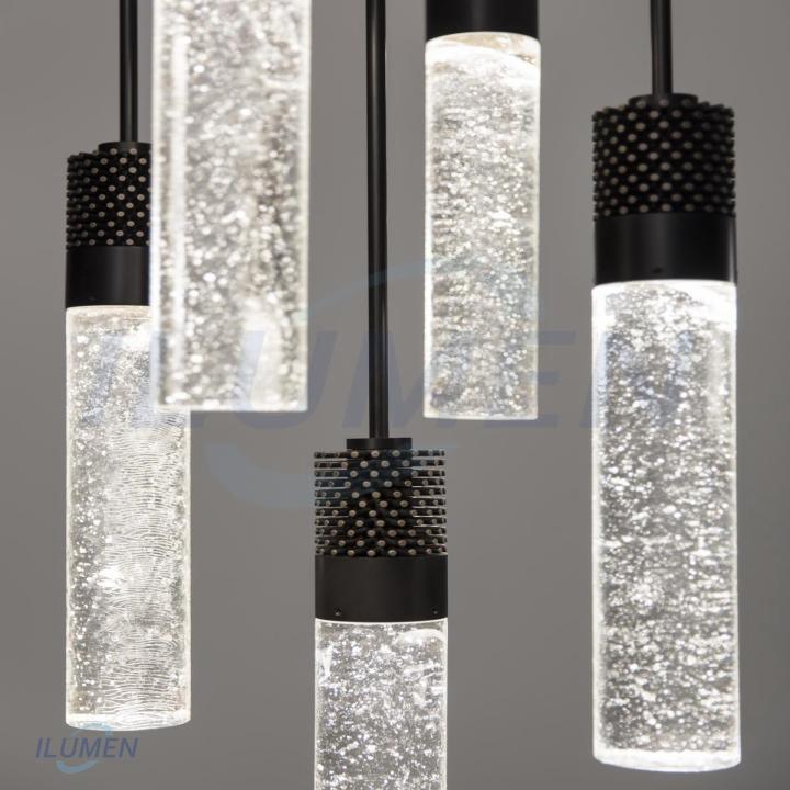 Đèn Thả Trần Phòng Khách Thủy Tinh Đèn Thả Sea Urchan Trang Trí Nhà Hàng Khách Sạn Chung Cư