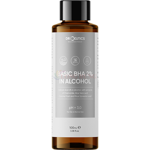 Dung dịch DrCeutics Basic BHA 2% In Alcohol giúp loại bỏ tế bào chết trên da (100ml) - Hàng chính hãng
