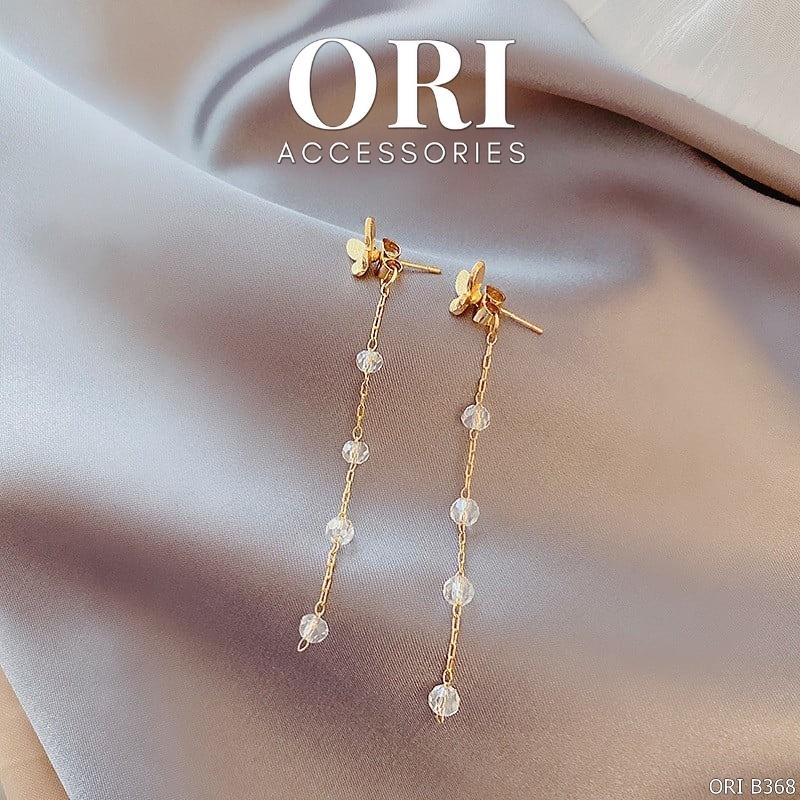 Bông tai nữ dáng dài Cánh bướm Clitus thời trang xinh xắn ORI ACCESSORIES B368
