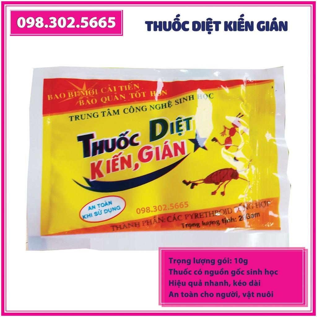 10 gói Chế phẩm sinh học diệt kiến, gián - Chuyên diệt kiến, ruồi, gián, bọ chét, rệp giường...