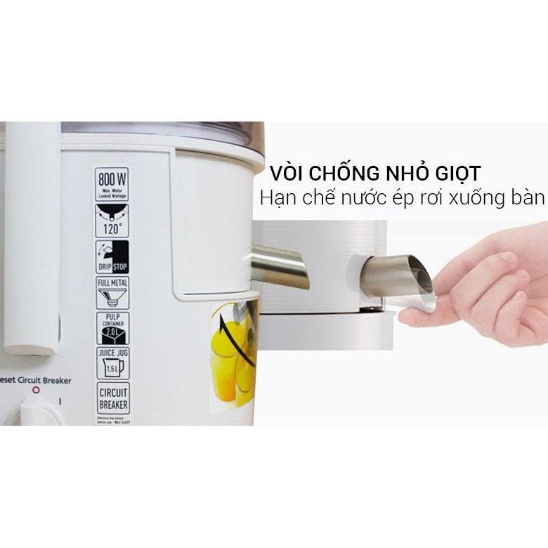 Mã ELPANAV7 giảm 10% đơn 500KMáy Ép Trái Cây Panasonic PAVH-MJ-SJ01WRA – 1.5 Lít-Hàng Chính Hãng