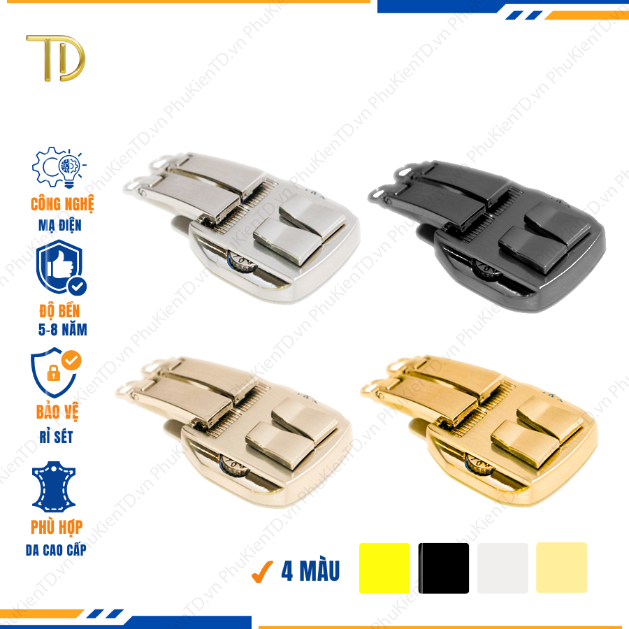 Khóa túi xách, Khóa số túi xách, Khóa số dây kéo đôi túi xách công nghệ mạ điện độ bền 5-8 năm