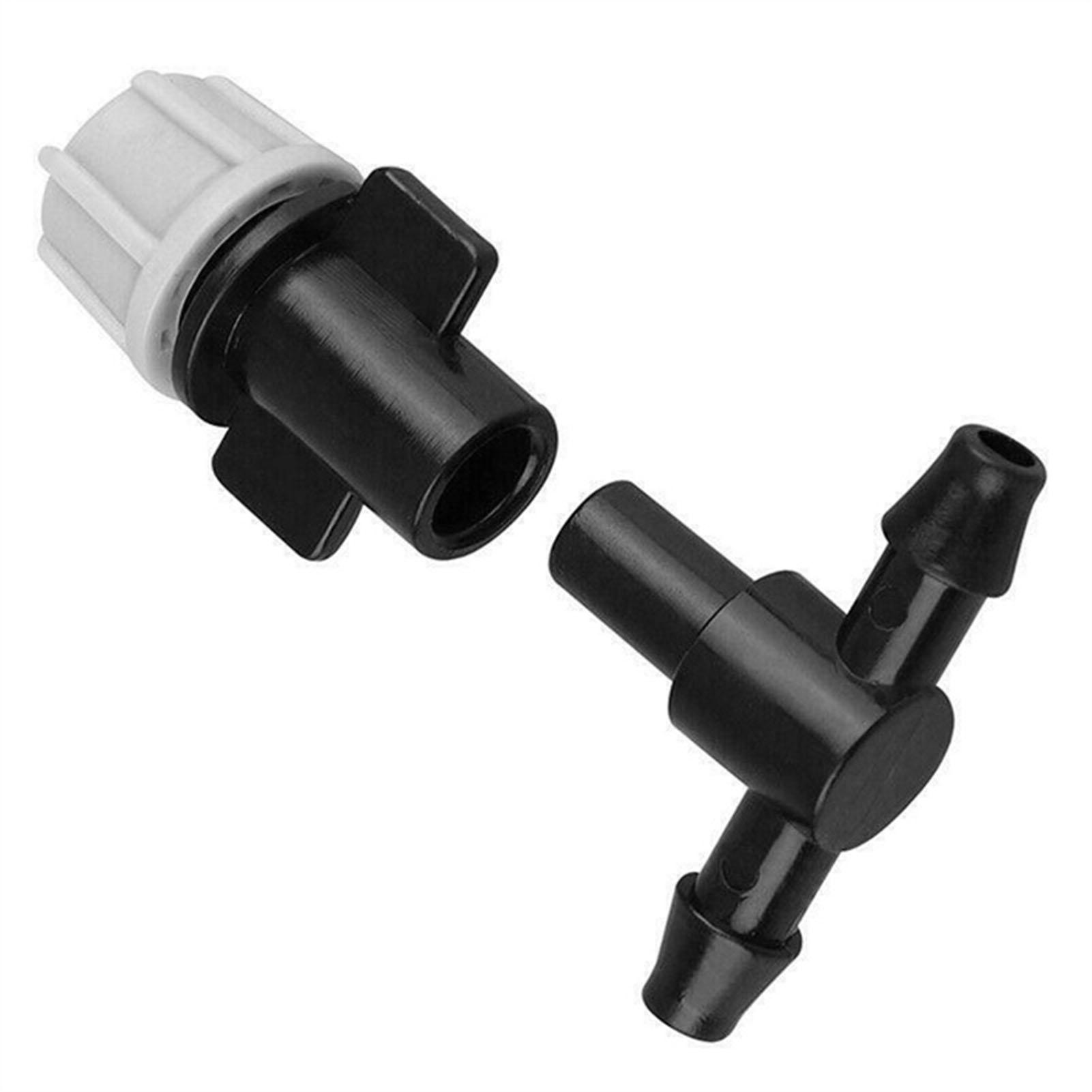 Bộ ống tưới nước nhỏ giọt 33ft, đi kèm với đầu phun sương có thể tháo rời, dễ dàng vệ sinh