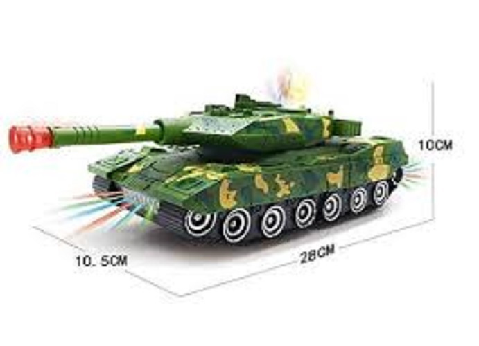 Đồ chơi xe tank dùng pin phát nhạc biến hình thành siêu nhân có đèn và nhạc