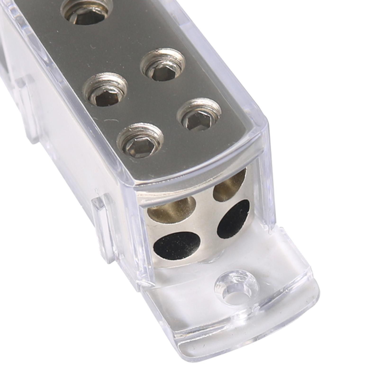 4X Car Stereo Audio Power Distribution Block  4 Gauge In    Out