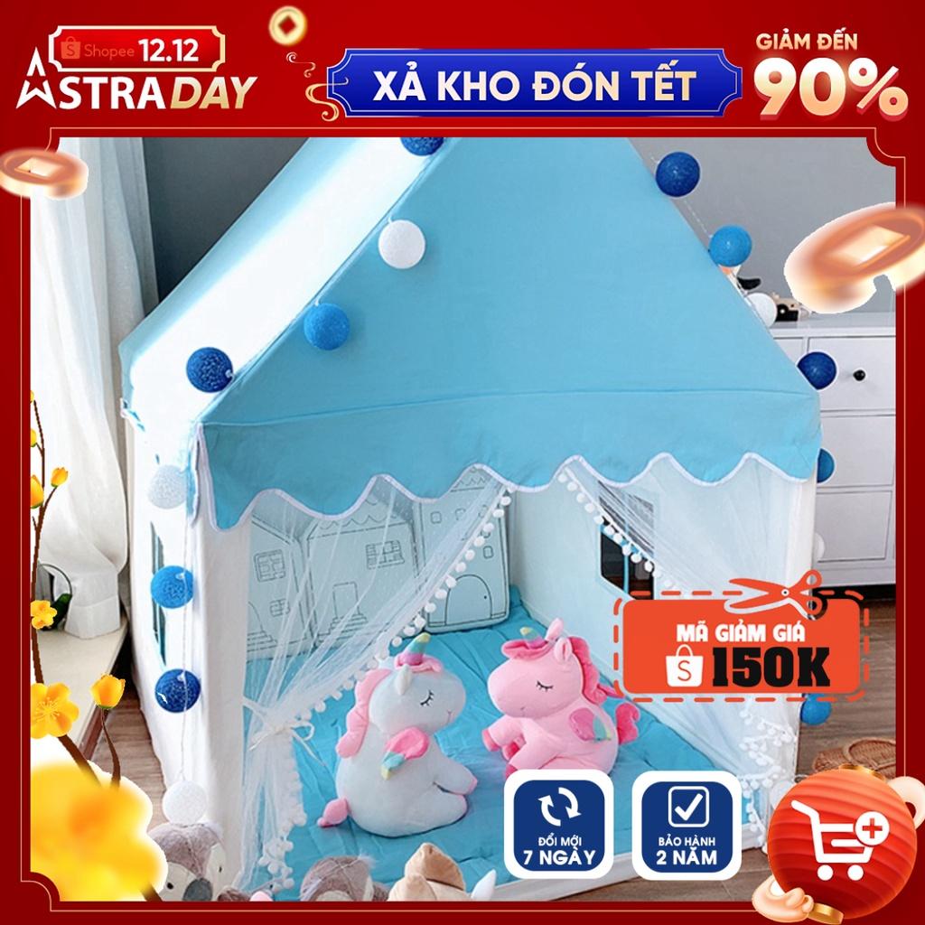 Lều cho bé, Lều công chúa lều hoàng tử chất vải dày dặn hàng chuẩn loại 1