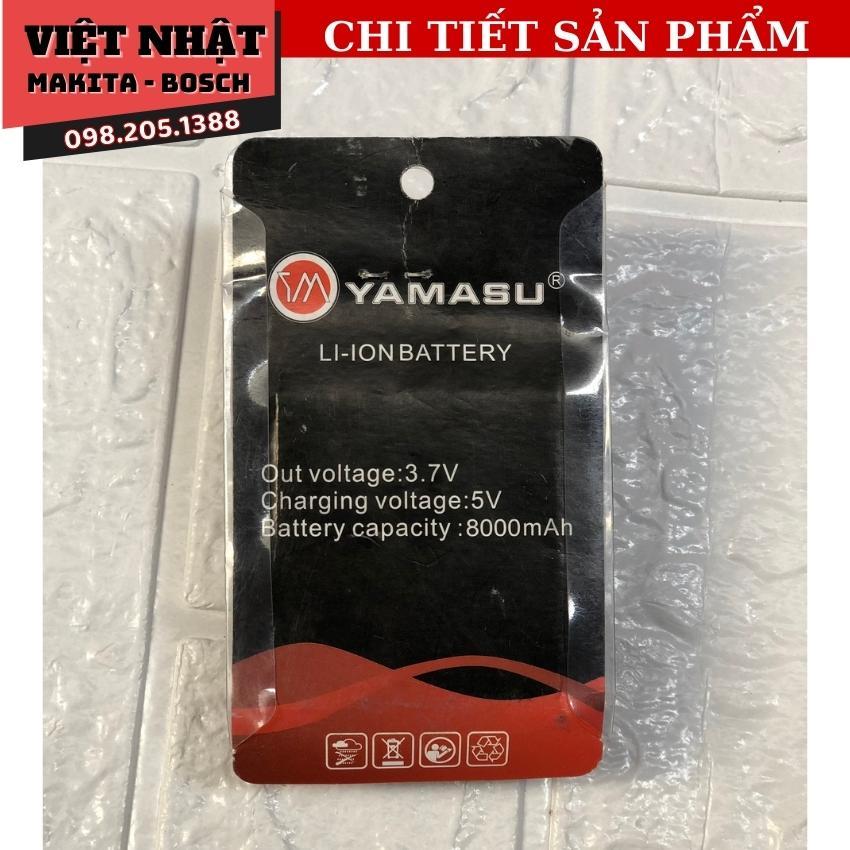 Pin cài máy bắn cốt cân bằng laser dung lượng lớn 8000mah có đồng hồ hiển thị
