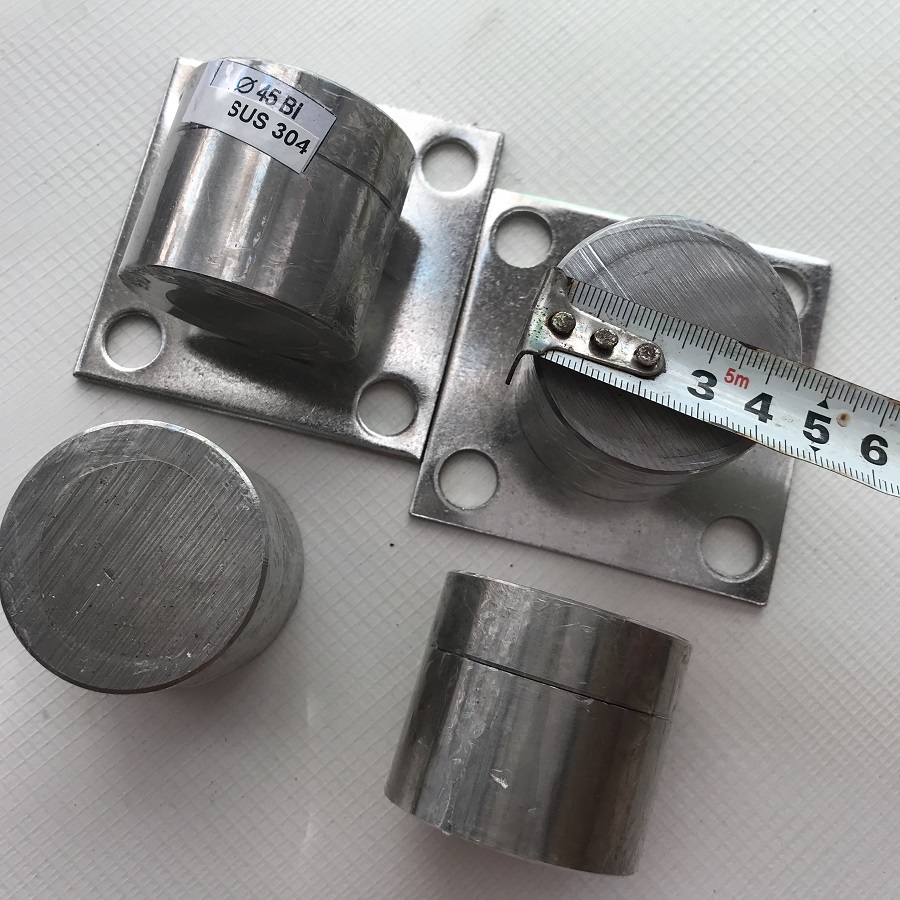 Bản lề cối xoay cửa cổng chịu lực - Chất liệu Inox 304 Ø45  - Dùng cho cửa 2 cánh
