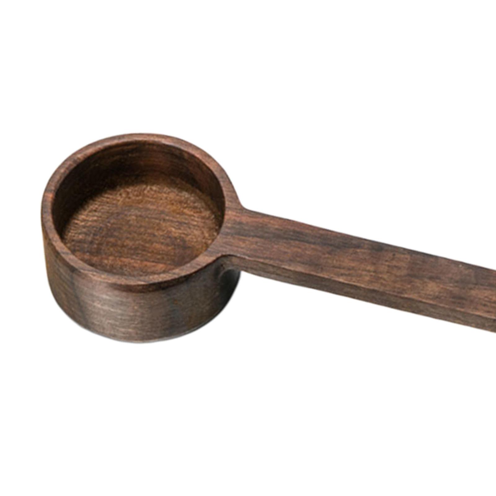Wooden Measuring Spoons Wood Coffee Scoop Tablespoon Mixing Measure Scoop