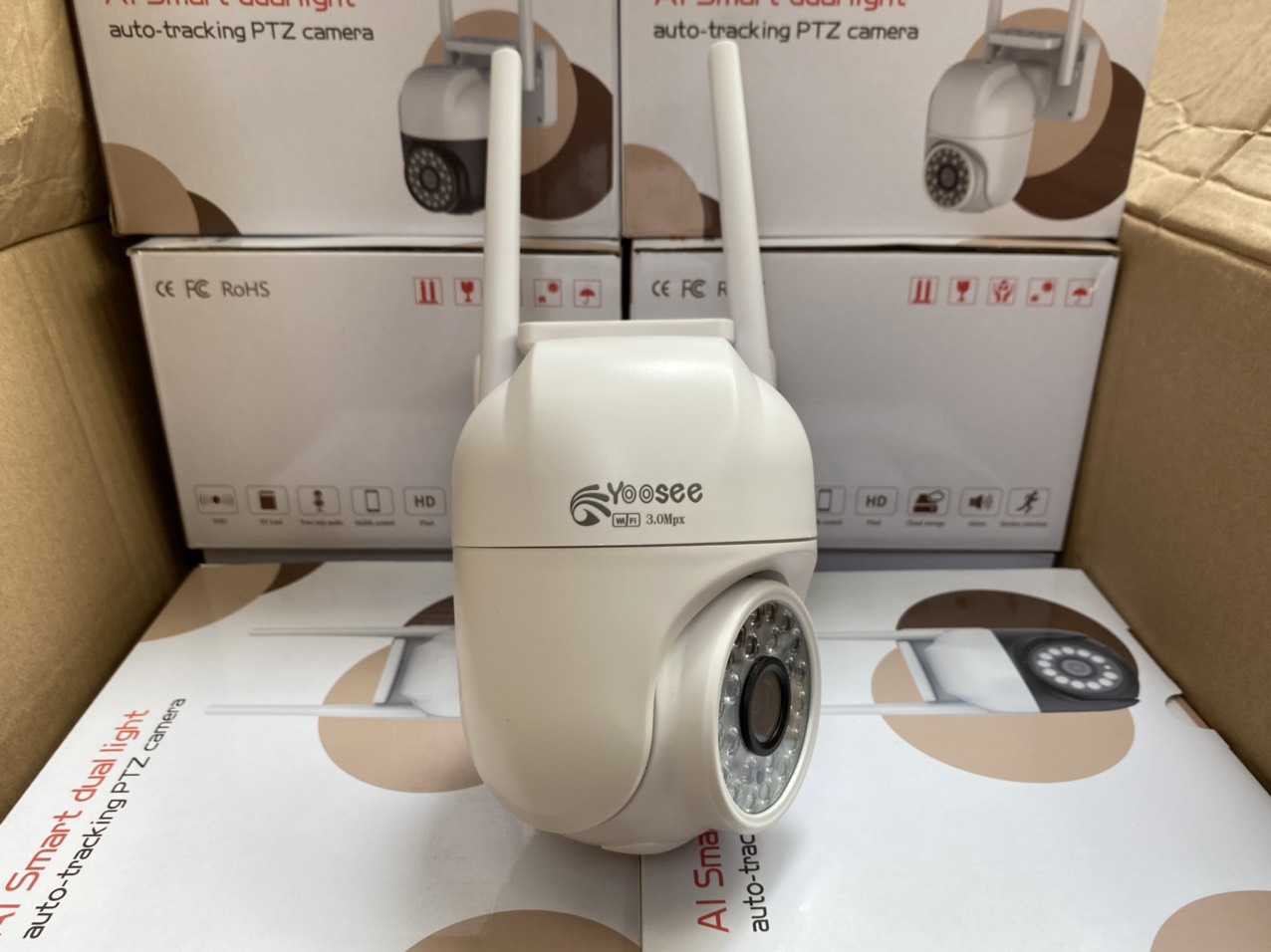 Camera IP Yoosee Ngoài Trời PTZ MINI Xoay 360° FULLHD 2.0 Mpx Siêu Nét - Hàng nhập khẩu
